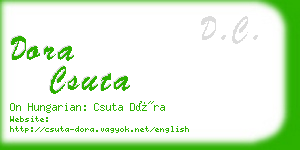 dora csuta business card